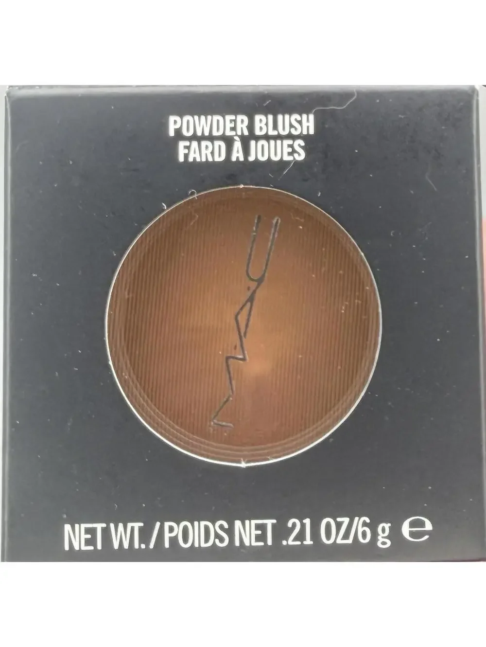 MAC Powder Blush Blunt 6g 0.21 oz Matte Warm Brown Contour Blush New In Box